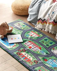 Kids Rug TUTAK Green 80 x 150 cm_1027032