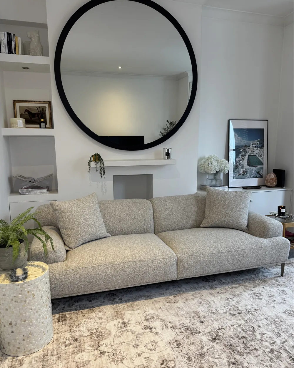 Soffa 3-sits MATILA Bouclé Off-White_1063143