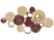 Wall Decor BROMINE Metal 69 cm Gold_906611