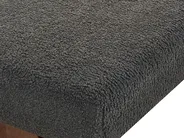 Upholstered Bench TAMRE Boucle Black/ Dark Brown_985188