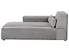 Right-Hand Chaise Longue HELLNAR Fabric Grey