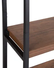 Hyllykkö 4 tasoa TIFTON 155 cm Tummanruskea_758803