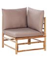Garden Corner Section CERRETO Bamboo Taupe