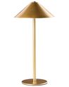 Trådløs LED-bordlampe MODJO Med dimmer Metall Gull