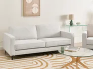 Sofa 3 Seater SAVALEN Fabric Off-White_998000