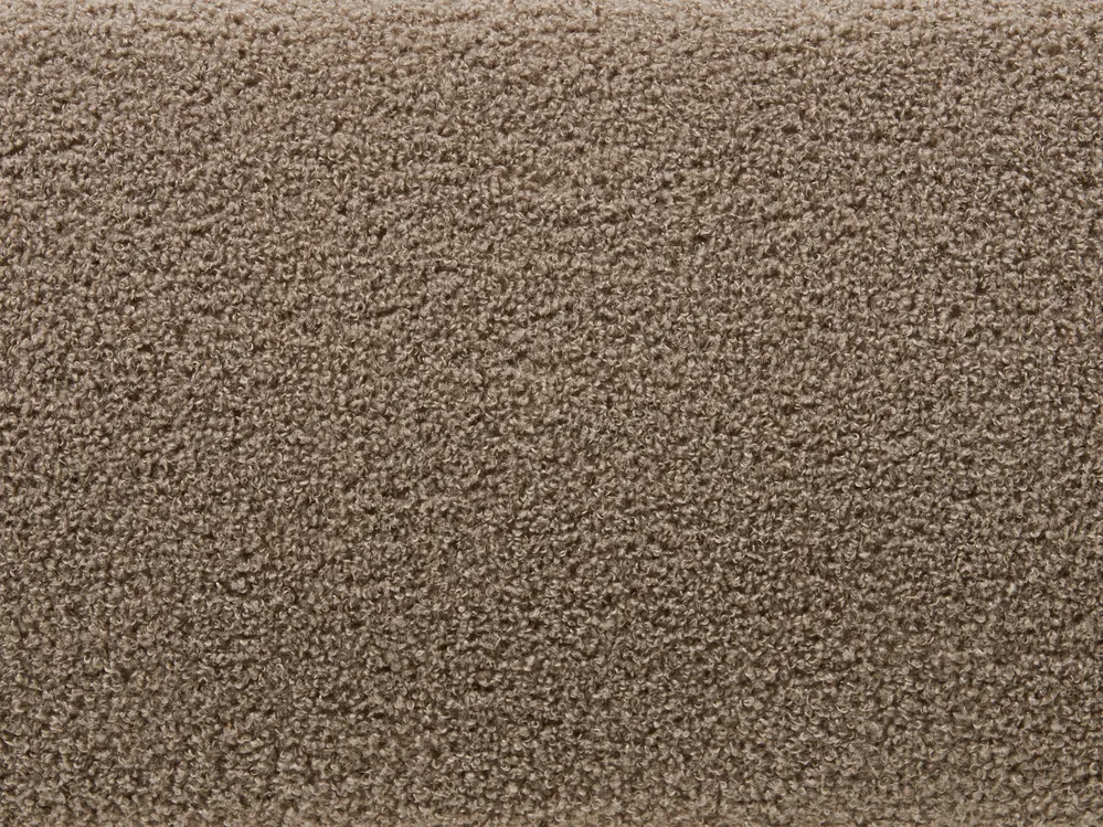 Bed Boucle VINAY 160 x 200 cm (EU King Size) Brown_969428