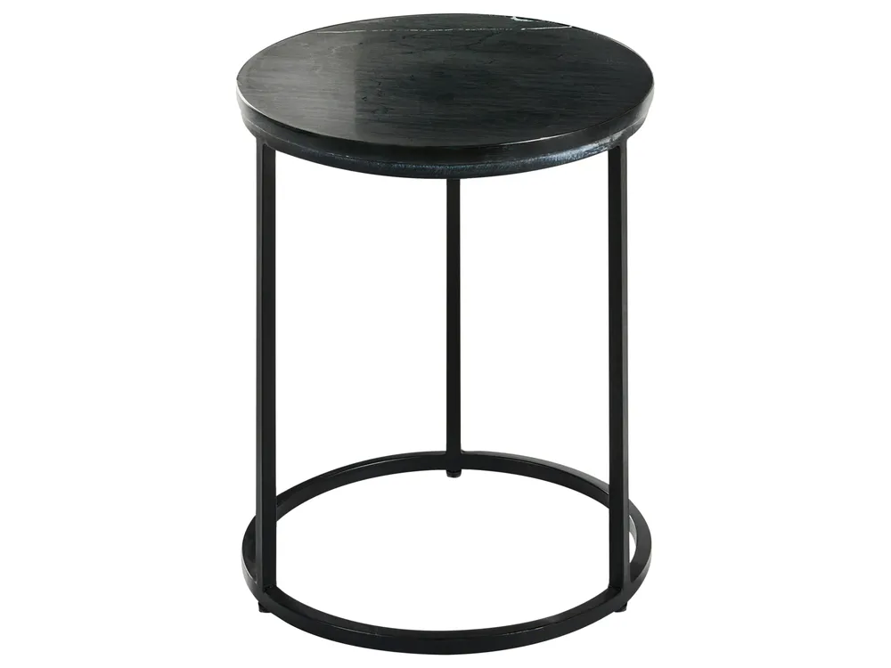 Side Table TYRELL Marble Black