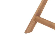 Garden Side Table PARAGGI 60 cm 60 cm Certified Acacia Wood Brown_928486