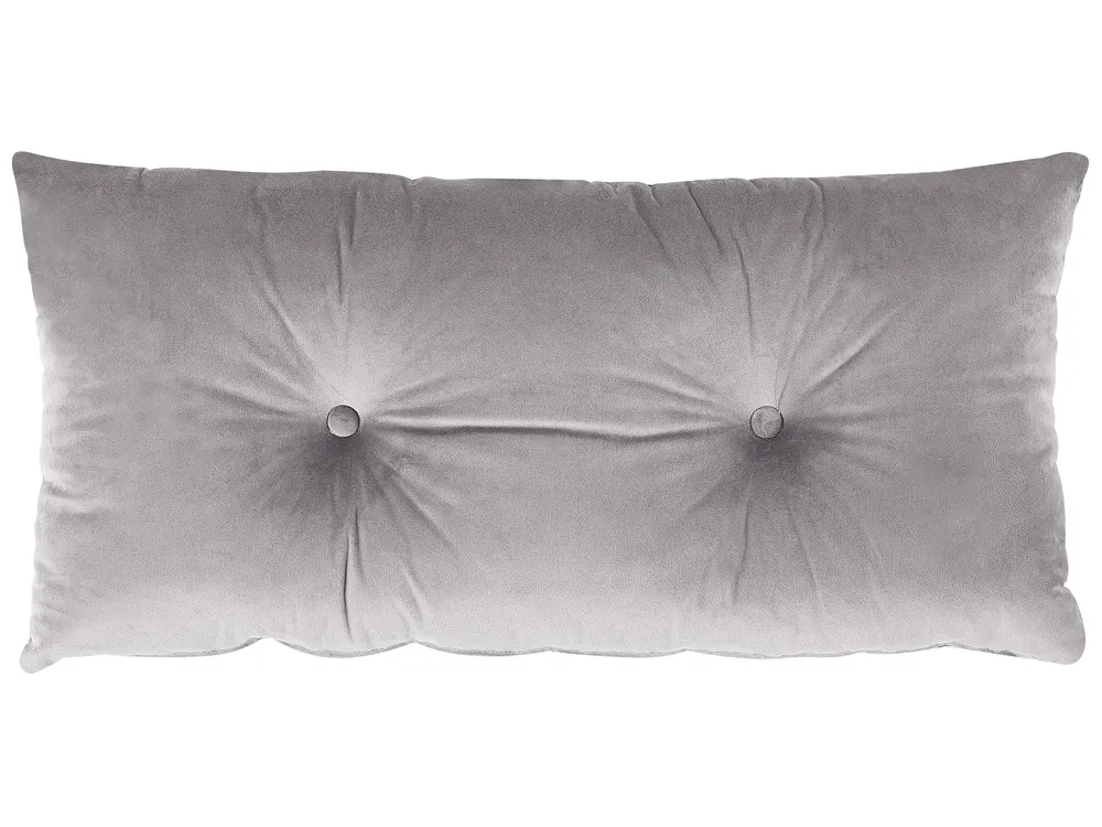 Sofa Bed 2 Seater VESTFOLD Velvet Grey_808801