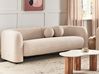 Sofa 3 Seater LEIREN Boucle Beige