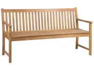 Garden Bench VIVARA 160 cm Certified Acacia Wood Light Brown_751351