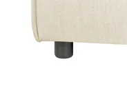 Modular Corner Sofa 2 Seater APRICA Faux Linen Beige Right Hand_856949