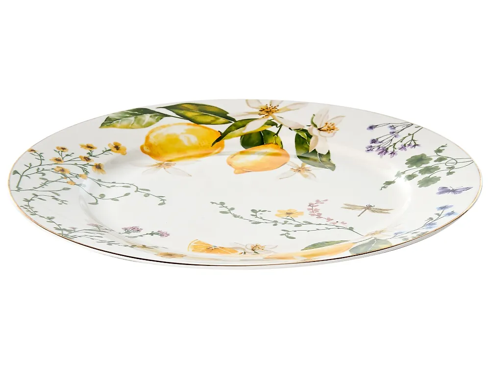 Astiasto 20 osaa LEMONGRASS Posliini Valkoinen/vihreä_1191904