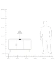 Table Lamp JIKAWO Metal Black_898200