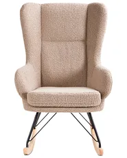 Rocking Chair LUOMA Boucle Beige_974617