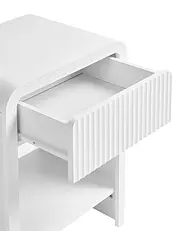 Yöpöytä laatikolla CHARLEVILLE Valkoinen_1161027