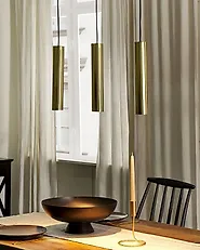 Pendant Lamp BROSNA Metal Brass_1180206