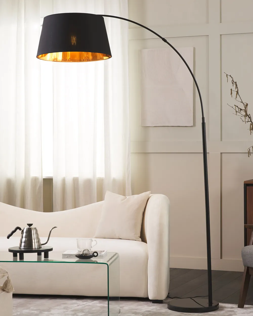 Floor Lamp YABUS Metal Black