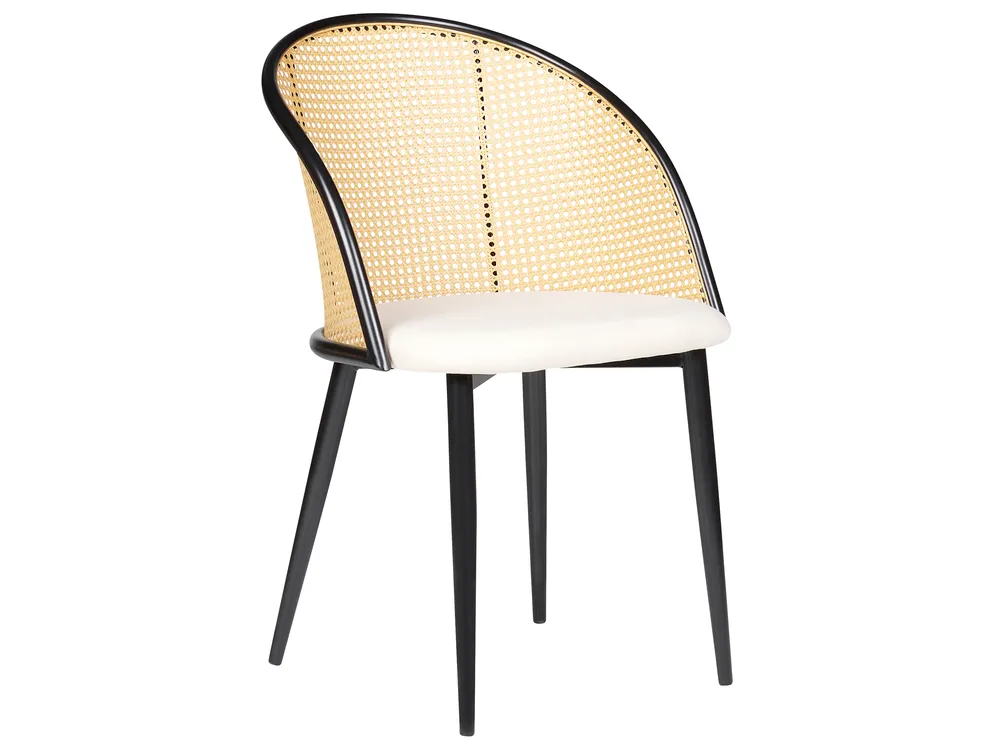 Ruokatuolisetti 2 kpl CORNELL metalli Musta_888146