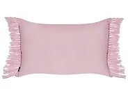 Set of 2 Decorative Cushions TANSY 40 x 60 cm Cotton Pink Solid_1183924