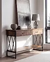 Console Table AYDEN Dark Brown