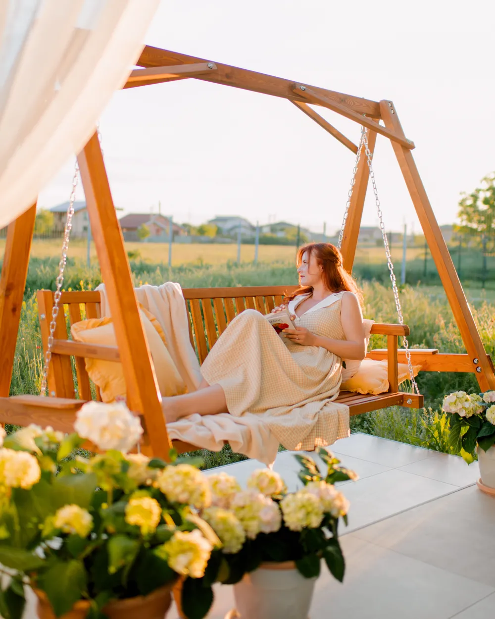 Hammock FICARELLA Lärkträ Brun_1076740