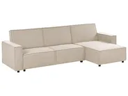 Kulmavuodesohva 3-istuttava ROMEDAL II Kangas Beige Vasen_971600
