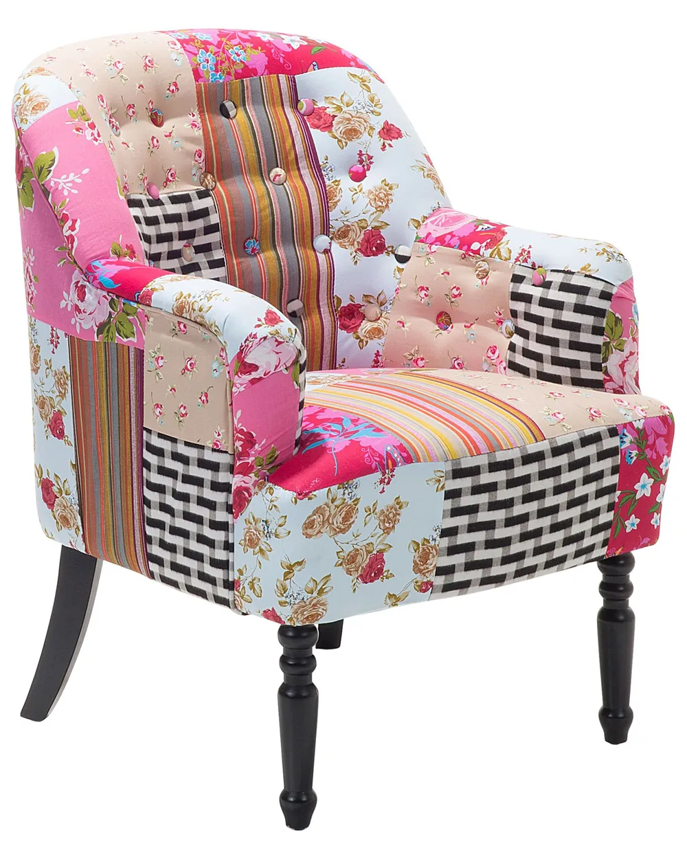 Armchair MANDAL Fabric Pink