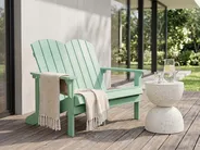 Garden Bench ADIRONDACK 125 cm Light Green_1011793