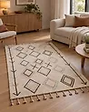 Matto CORUM Beige 160 x 230 cm Puuvilla