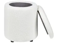 Storage Pouffe MARYLAND Boucle Off-White_891997