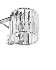 Vägglampa LOURIDO Metall Silver_1010562