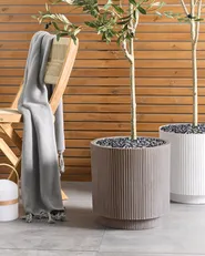 Plant Pot DARIA 37 cm Taupe_960347