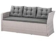 Garden Lounge Set with Table 8 Seater VITERBO with Cushions PE Rattan Grey_704727