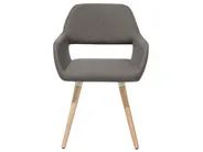 Set med 2 matstolar CHICAGO Taupe_1078072
