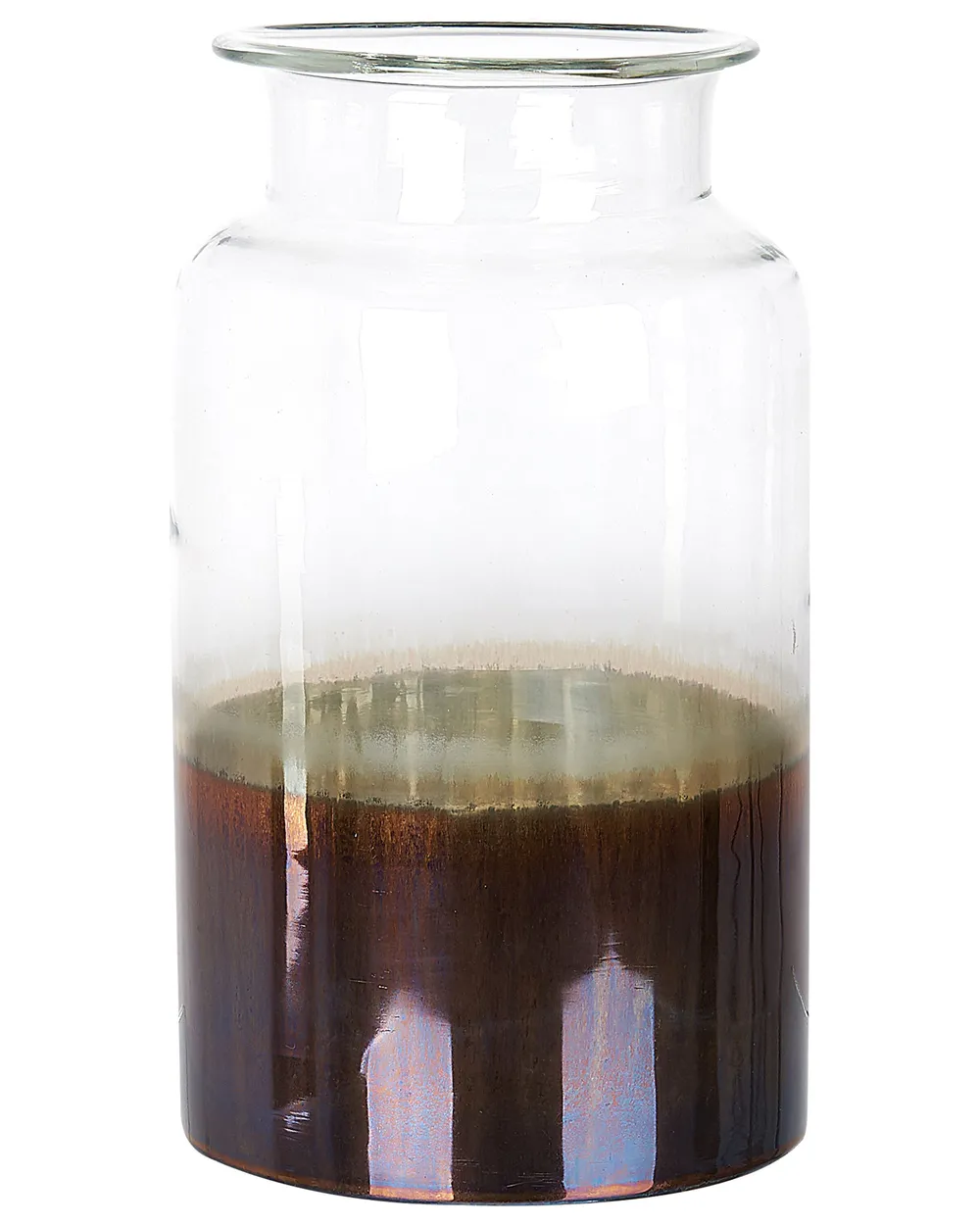 Flower Vase BHATURE 30 cm Glass Multicolour
