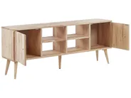 TV Stand CHANDLER Wood Light Brown_817739