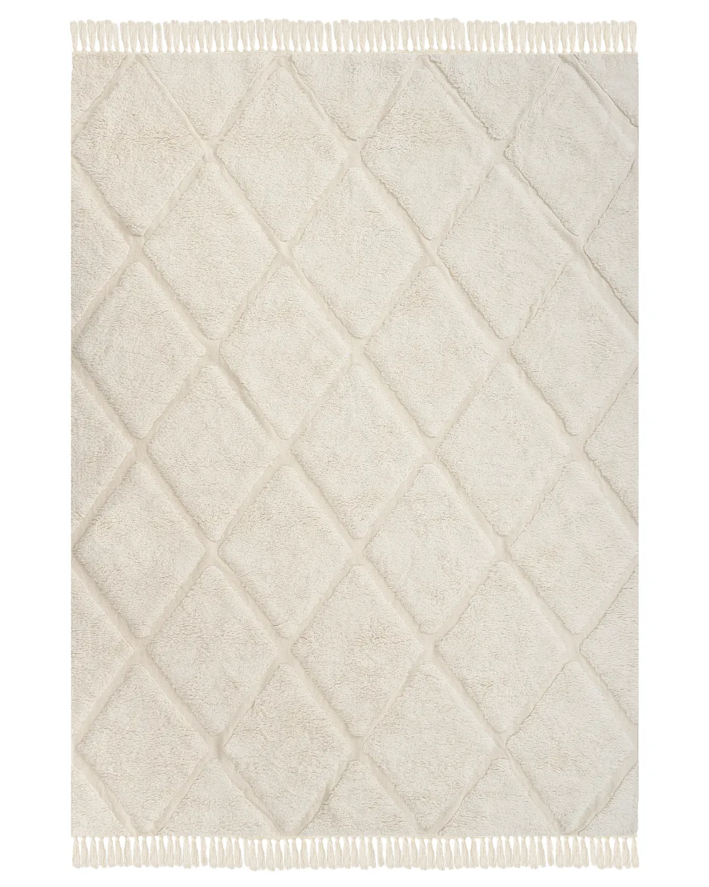Barneteppe XELDEM  Lys beige 160 x 230 cm Bomull