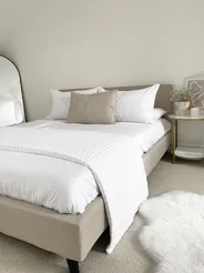 Säng med lamellram FITOU 160 x 200 cm Beige_826402