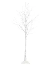 Ulkokoriste LED-valo LAPPI 190 cm Joulukuusi Valkoinen_835476