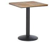 Bistro Table PALMI 60 cm 60 cm Wood-like Brown_808200