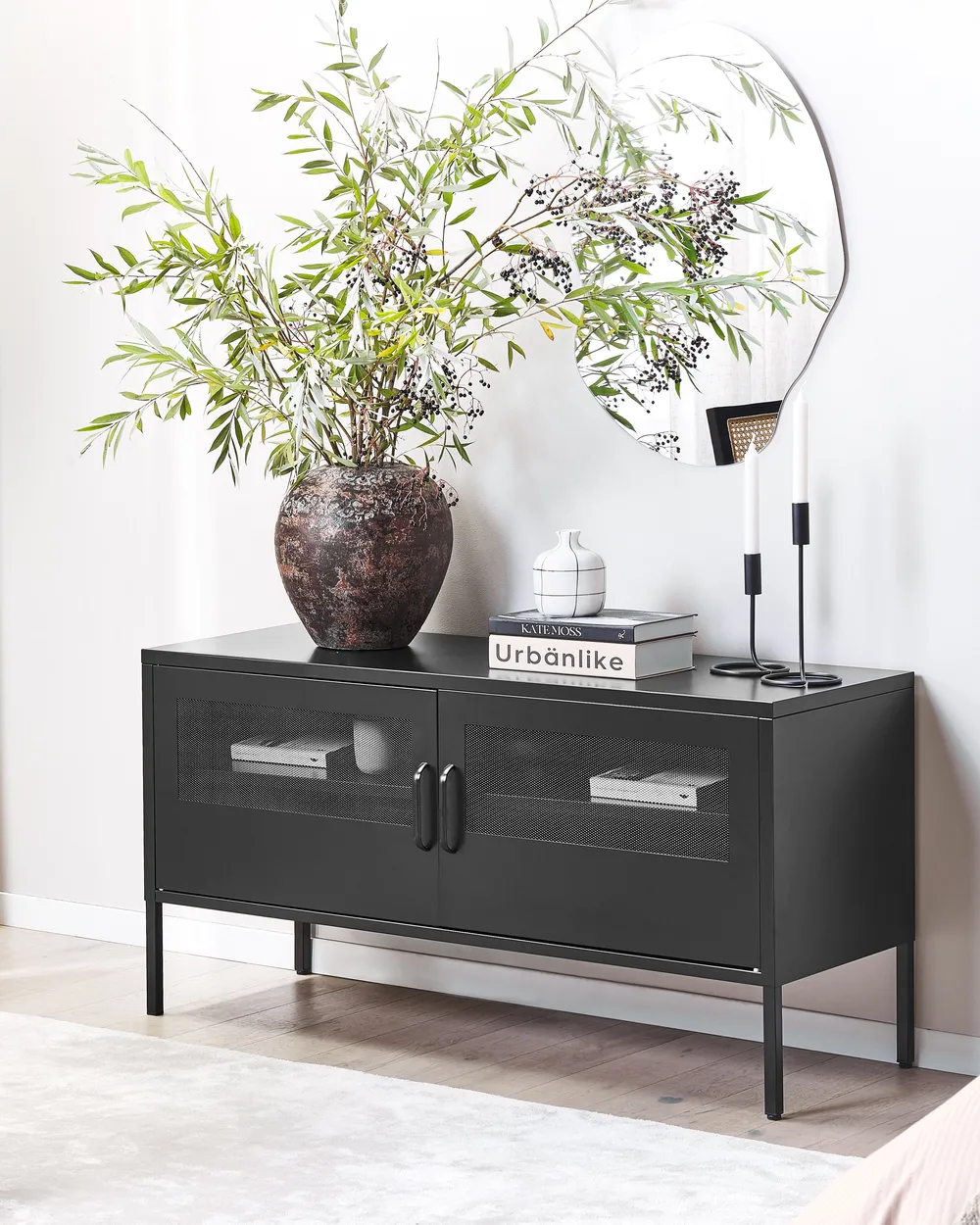 Storage Unit MORLEY Metal Black