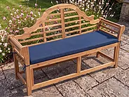 Sittdyna för bänk MARLBORO 151 x 46 cm Blå_1133237