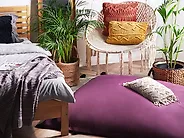 Säkkituolin päällinen FUZZY 140 cm 180 cm Purppura_1168858