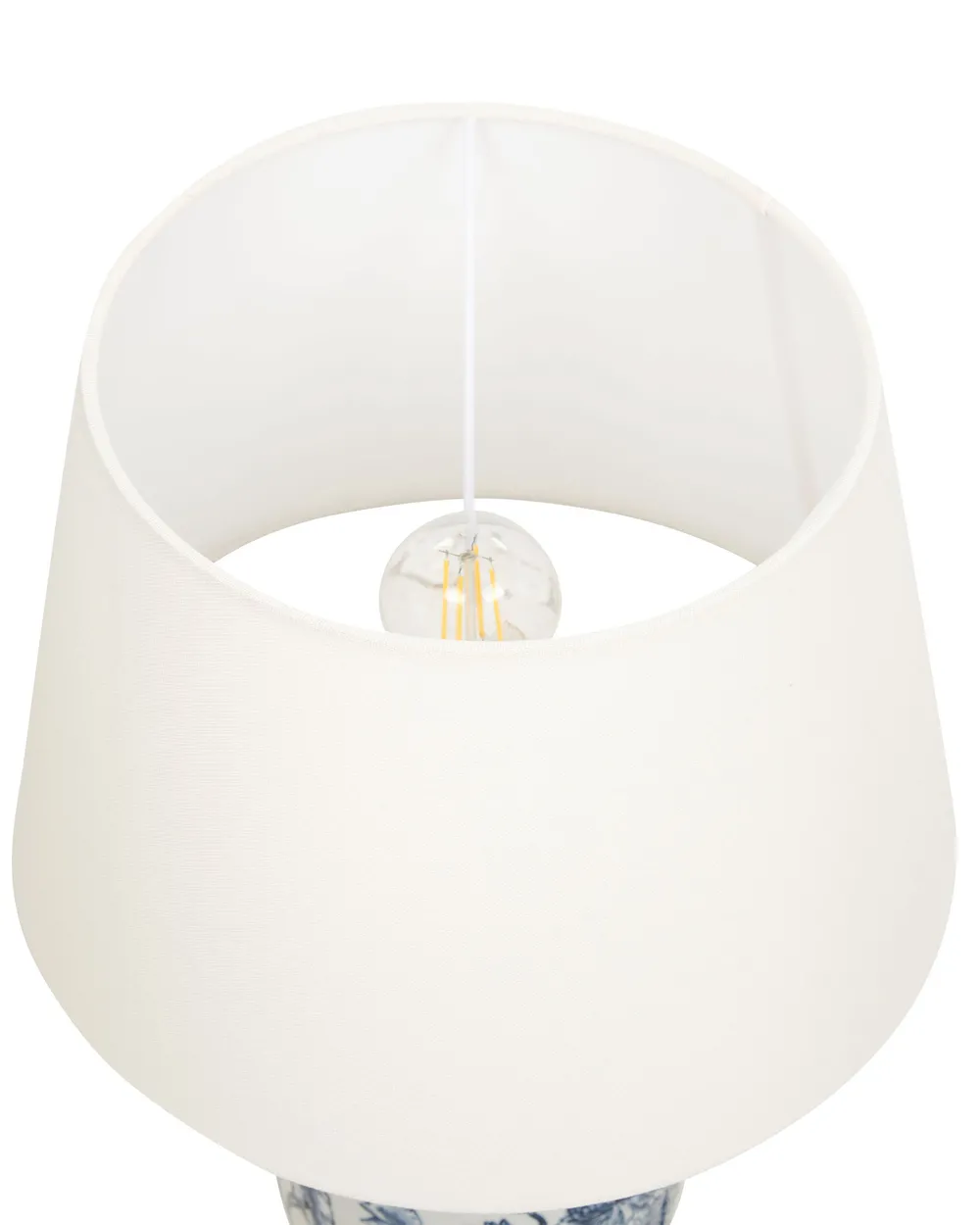 Table Lamp BELUSO Porcelain White/ Blue_883003