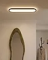 LED-kattovalaisin CLARELLA kaukosäätimellä himmennettävä Musta