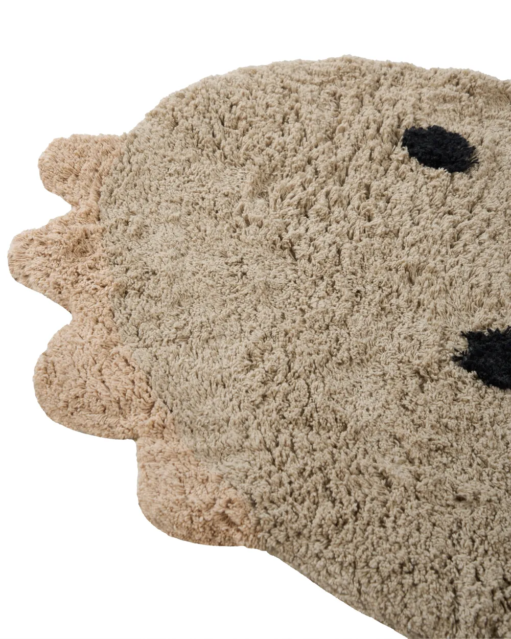 Kids Rug REXY Light Brown 80 x 120 cm Cotton_1107638