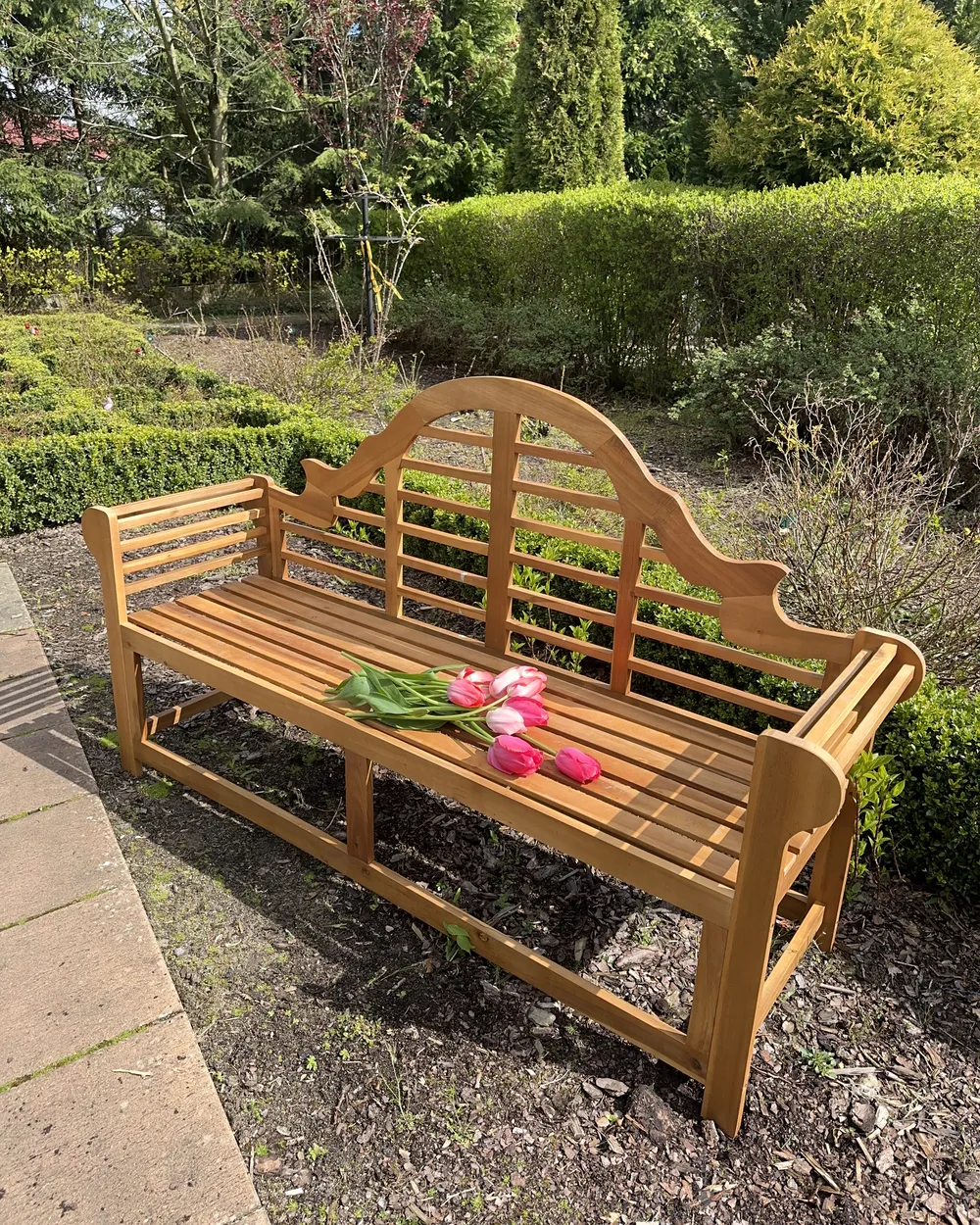 Garden Bench MARLBORO 180 cm Acacia Wood Light Brown_933207