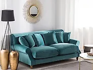 Sofa 2 Seater EIKE Velvet Teal_1171931