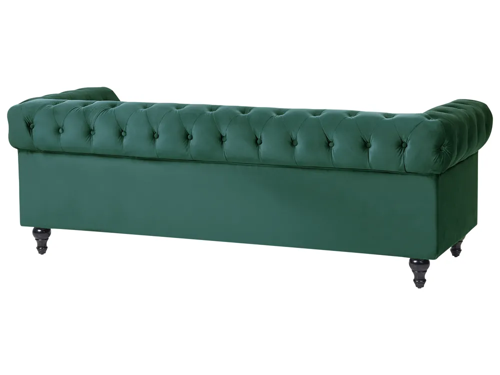 Sofa 3 Seater CHESTERFIELD Velvet Emerald Green_705610